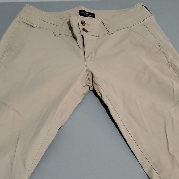 AMERICAN Eagle Tan 30x32 Size 2 Skinny Stretch Pants - Picture 5 of 8